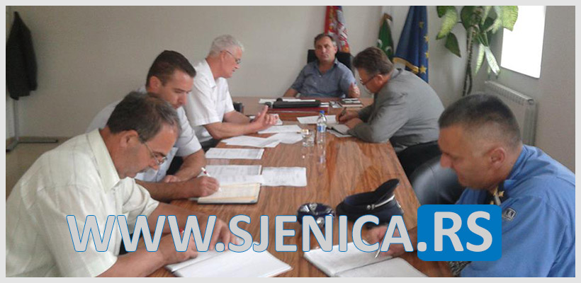 PRVA SEDNICA ŠTABA ZA VANREDENE SITUCIJE U SJENICI