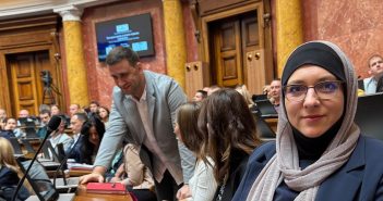 Predsjednica opstine Sjenica sa saradnicima na radnom sastanku u Domu Narodne skupštine